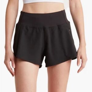 Yogalicious Black Athletic Running Shorts